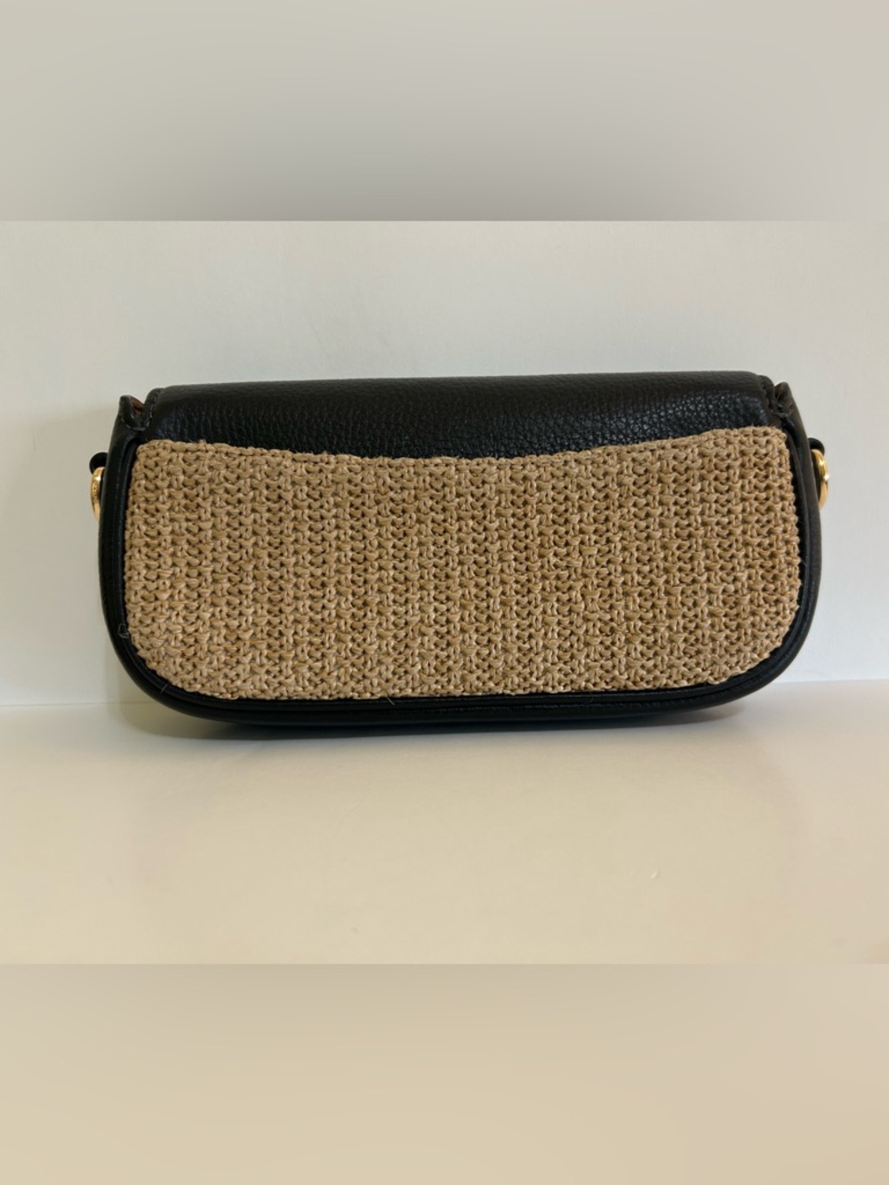 Coach Hailey FlapBag Crossbody Toast/Black Gold Hardware Can69 - Picture 3 of 11